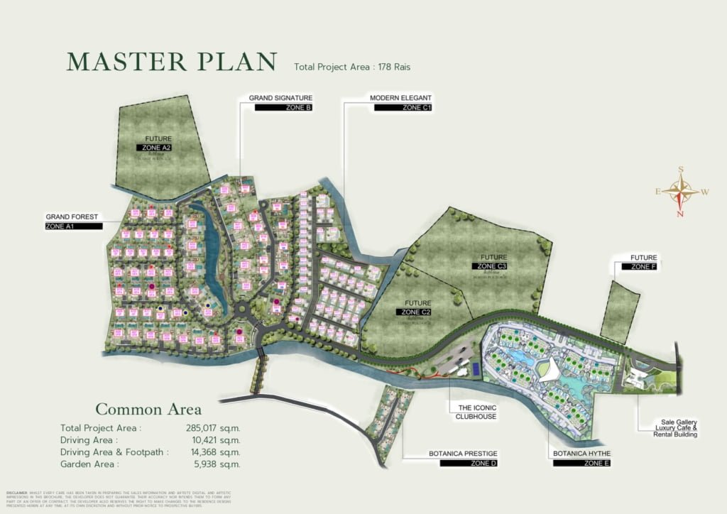 Botanica Grand Avenue phuket - master plan