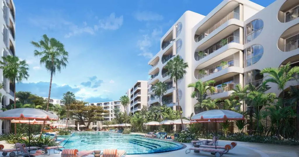 swimming pool view at The Standard Residence Bang Tao Phuket