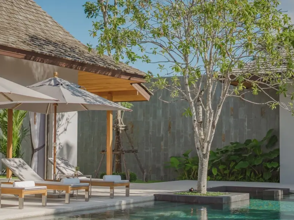 Balinese-style villa in Phuket with spacious outdoor living areas