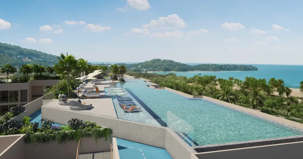 Private pool in Laguna Beachside condo near Bang Tao Beach