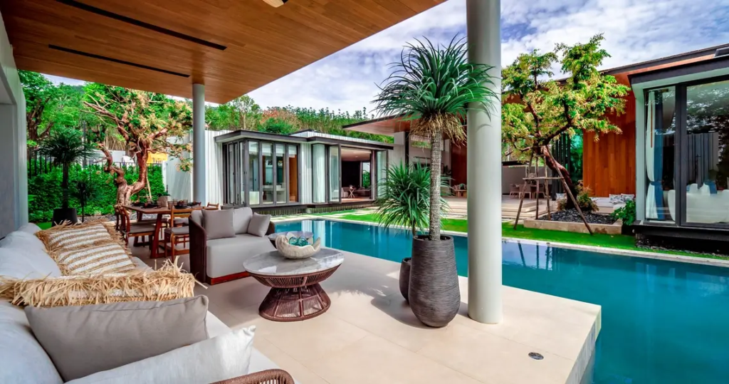 Private pool in luxury villa in Bangtao, Phuket
