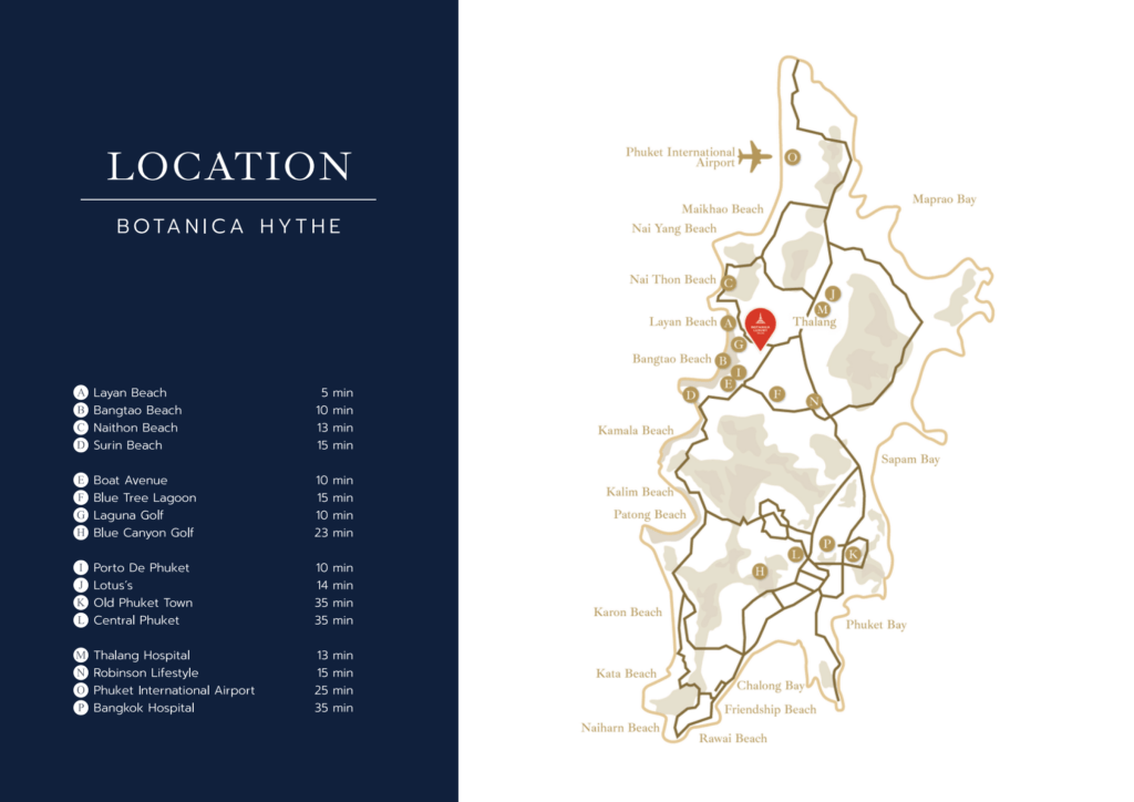 Botanica Hythe Location map