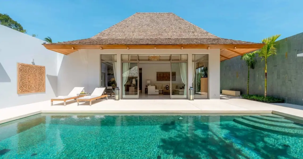 Pool view of Anchan Indigo Balinese Villas