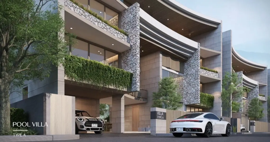 Villa fasade at Prime Pano