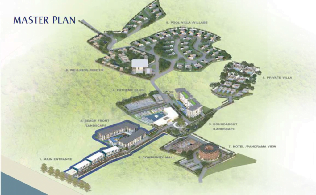 MAster plan for Sea Heaven Naithon Beach