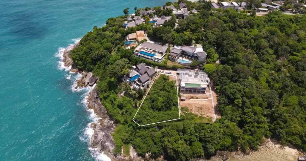 Aeriel view of Villa Sunflyer Phuket